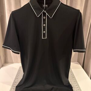 adidas Black Polo with White Accents